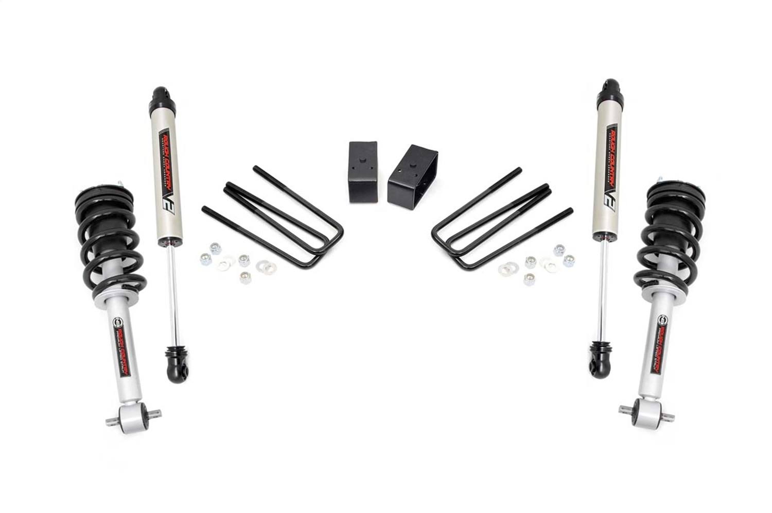 3.5 inch Suspension Lift Kit N3 Struts V2 Shocks for 07-13 Silverado Sierra 1500 2WD Cast Steel B71721