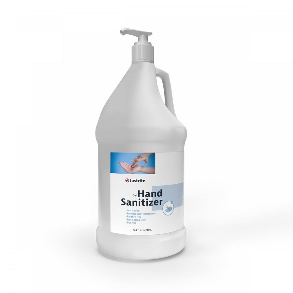 1 Gallon Gel Hand Sanitizer with Pump, 2 Pack W36083