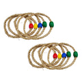 10 PCS Wooden Ring Toss Game Toys W179