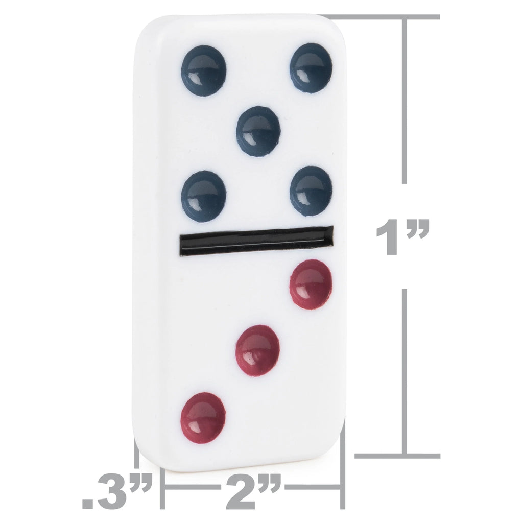 Double Twelve Dominoes Set in Storage Tin D371