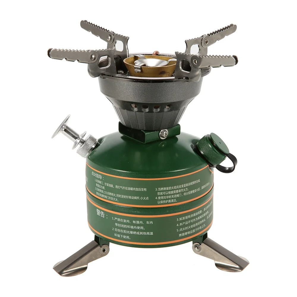 Portable Gasoline-burning Camping Furnace Cooker A343