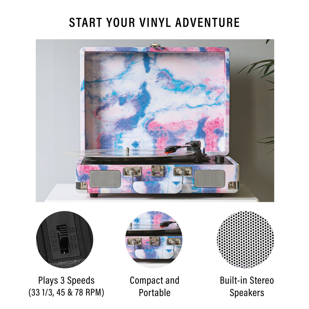 Vinyl Record Player with Bluetooth Speakers H87906