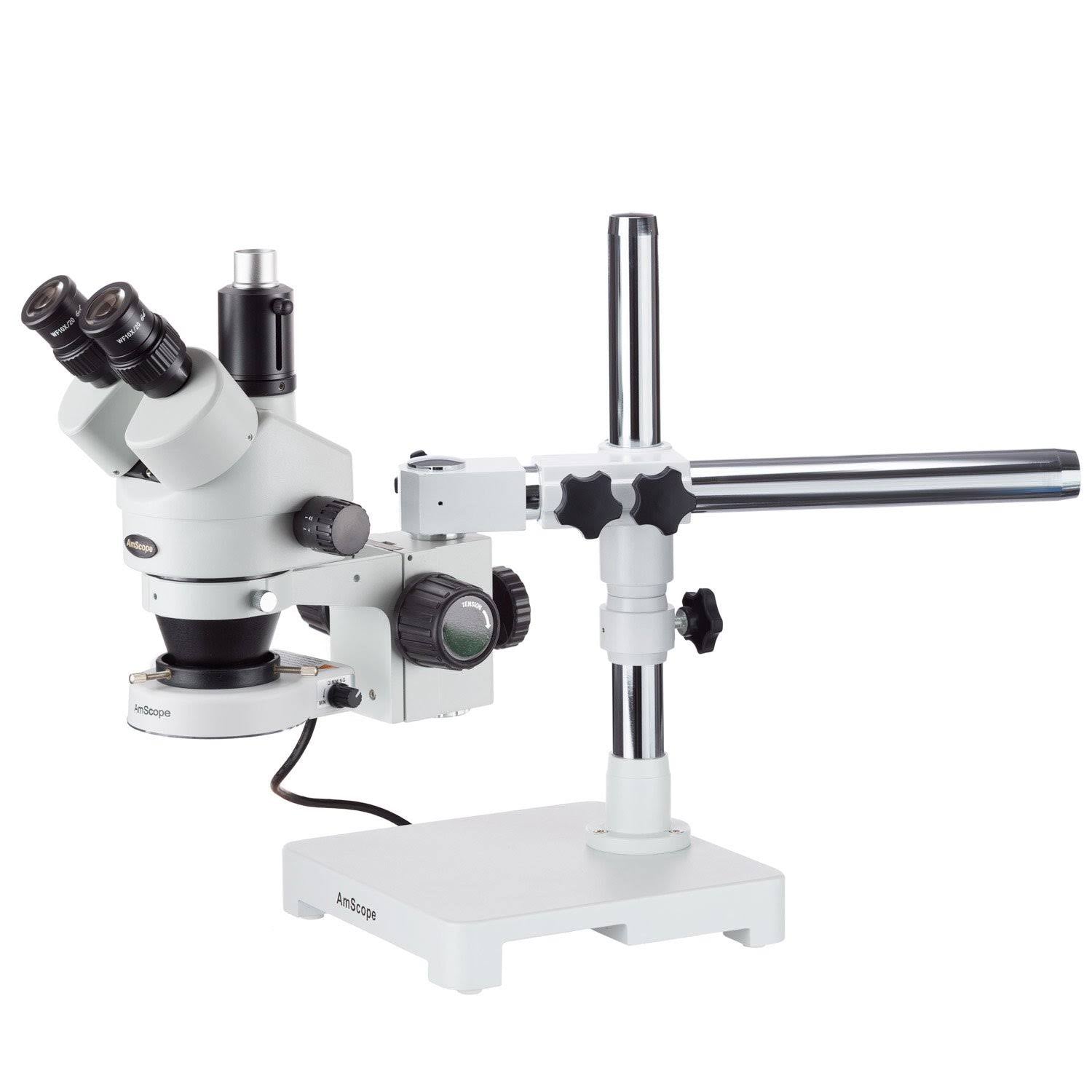 Trinocular Stereo Zoom Microscope, 3.5X-90X Magnification C1329