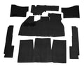 Black 7-Piece Carpet Kit with Footrest U964