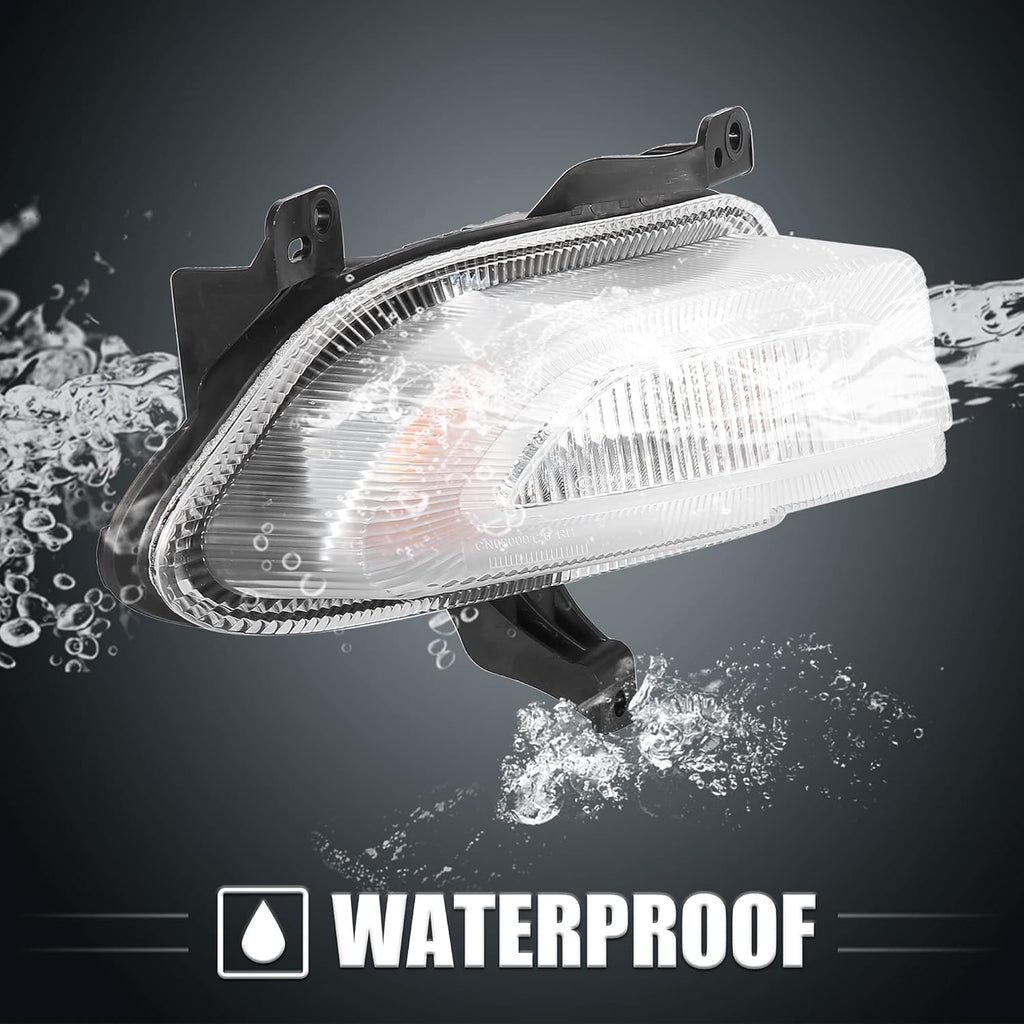 Passenger Side Front Signal Light for Jeep Renegade 2015-2018 Pack of 2 D202