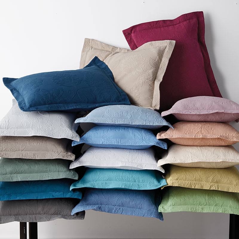 Full Cotton Matelasse Coverlet in Dark Gray I7309