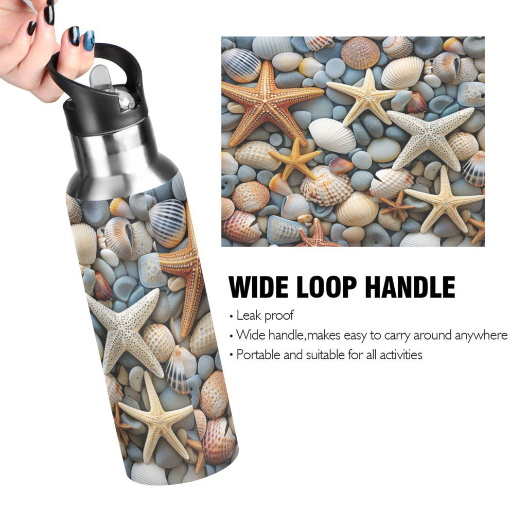 Stainless Steel Insulated Water Bottle with Straw Lid X3507