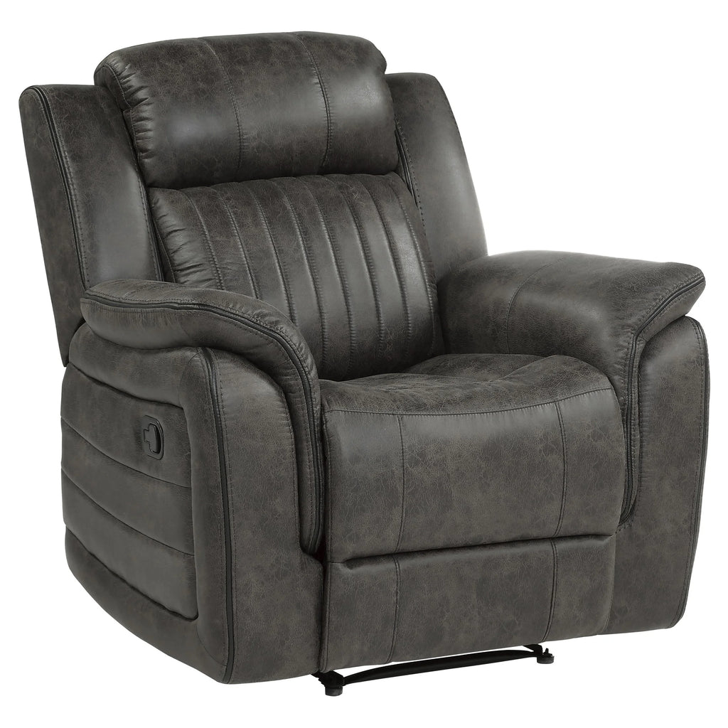 Polished Microfiber Upholstered Reclining Chair V669