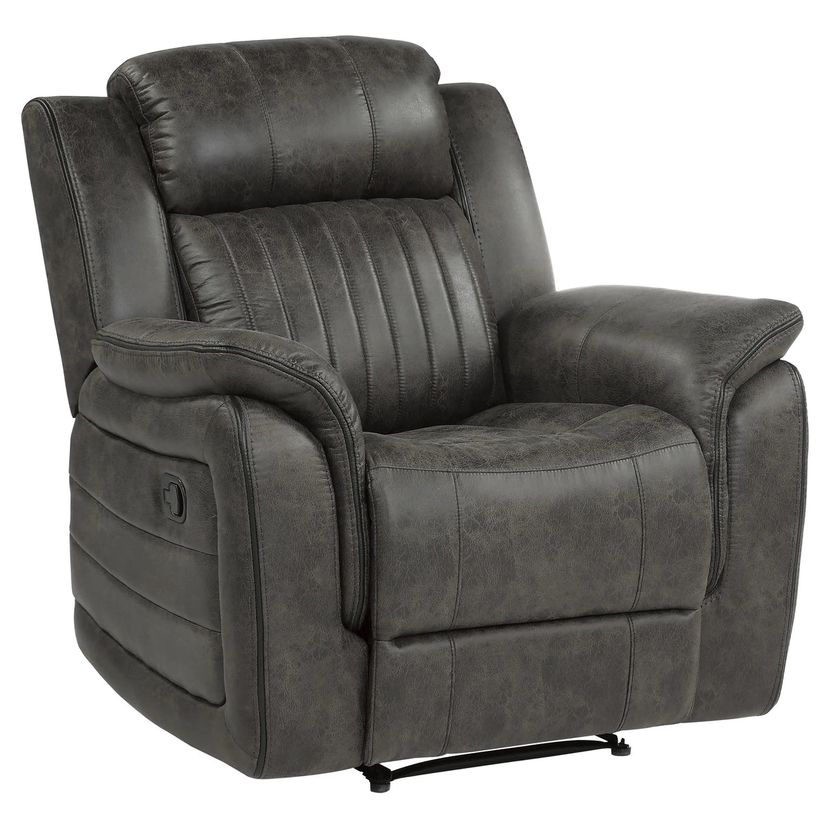 Polished Microfiber Upholstered Reclining Chair V669