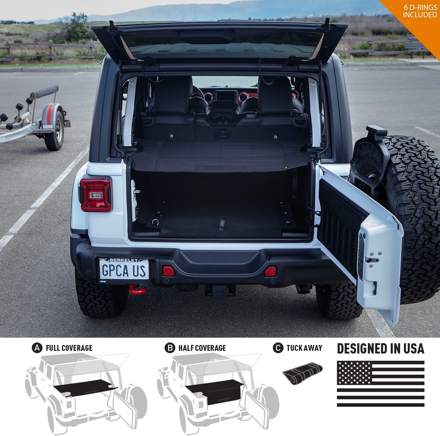 Reversible Cargo Cover for 4DR JL Hardtop Q4868