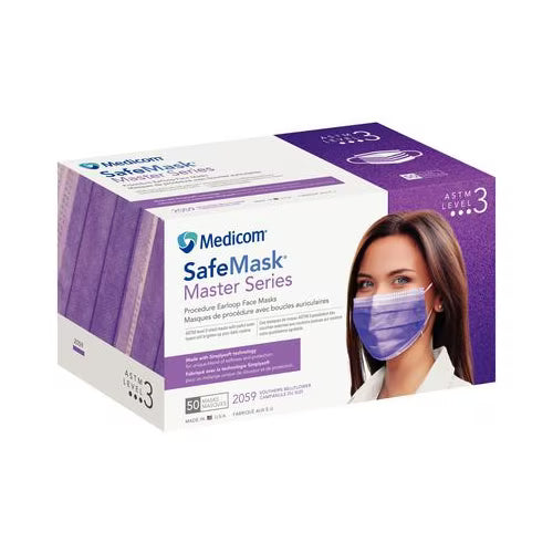 Earloop Face Masks ASTM Level 3 50/Bx R86903