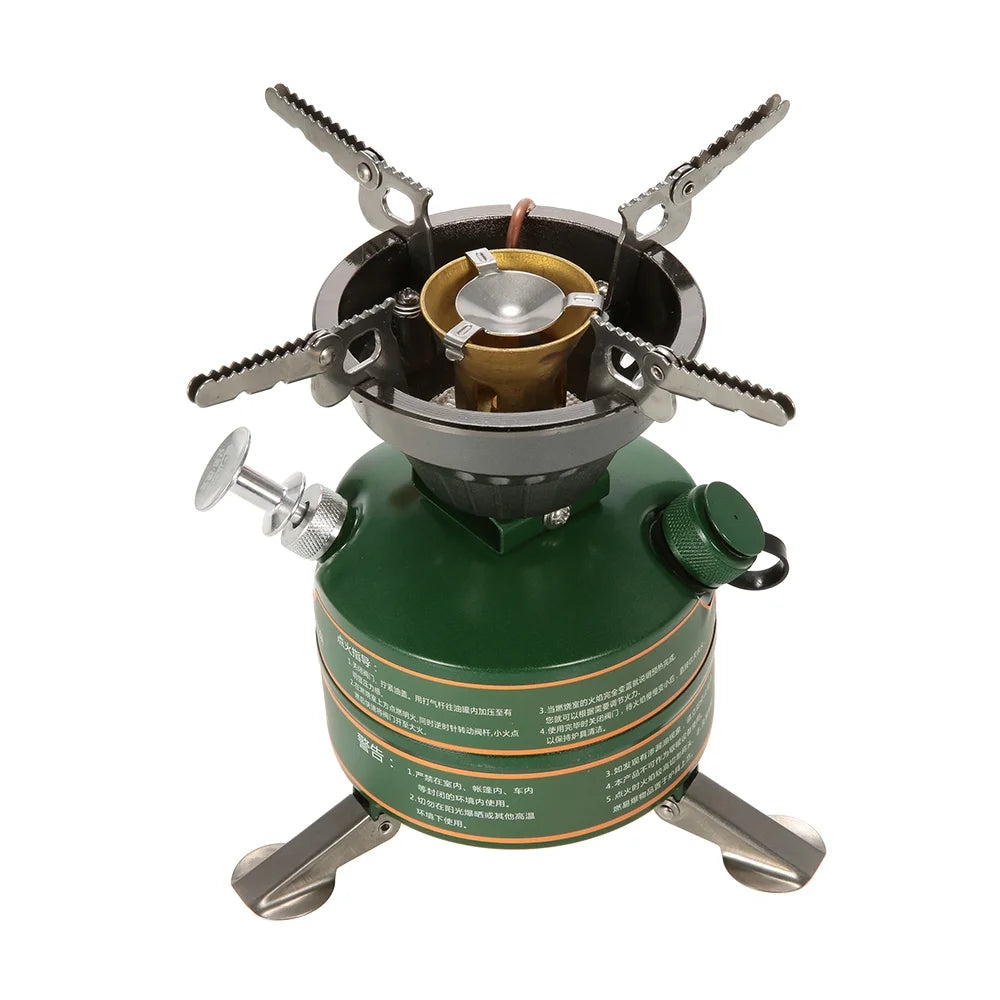 Portable Gasoline-burning Camping Furnace Cooker A343