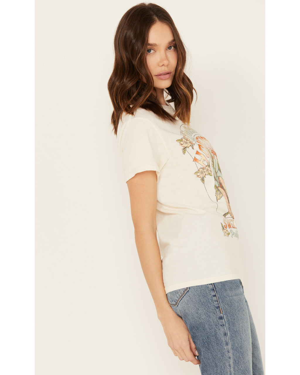 Honeycrisp Apples Short Sleeve Graphic Tee Ivory Small V55527