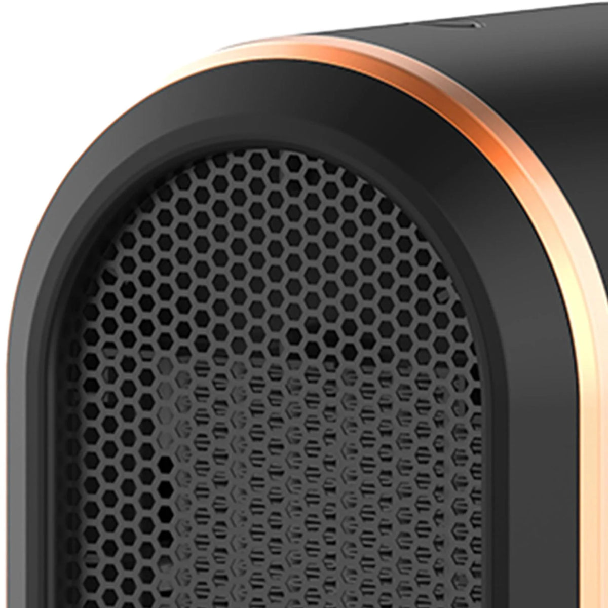 Black Mini Space Heater Fan J2800