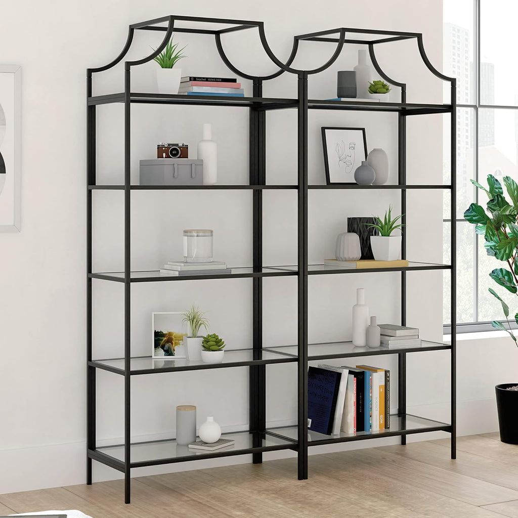 Black Finish Bookcase N5460