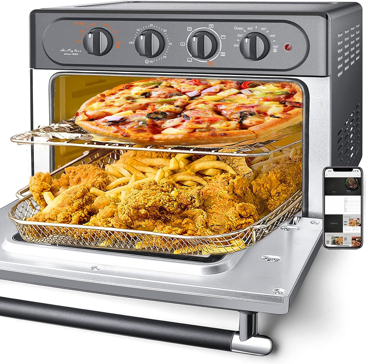24 Quart 7-In-1 Convection Air Fryer Oven B876
