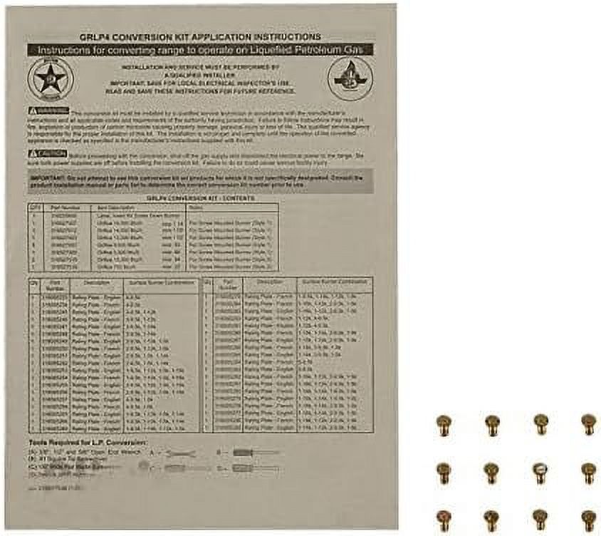 Conversion Kit for Appliance P241491