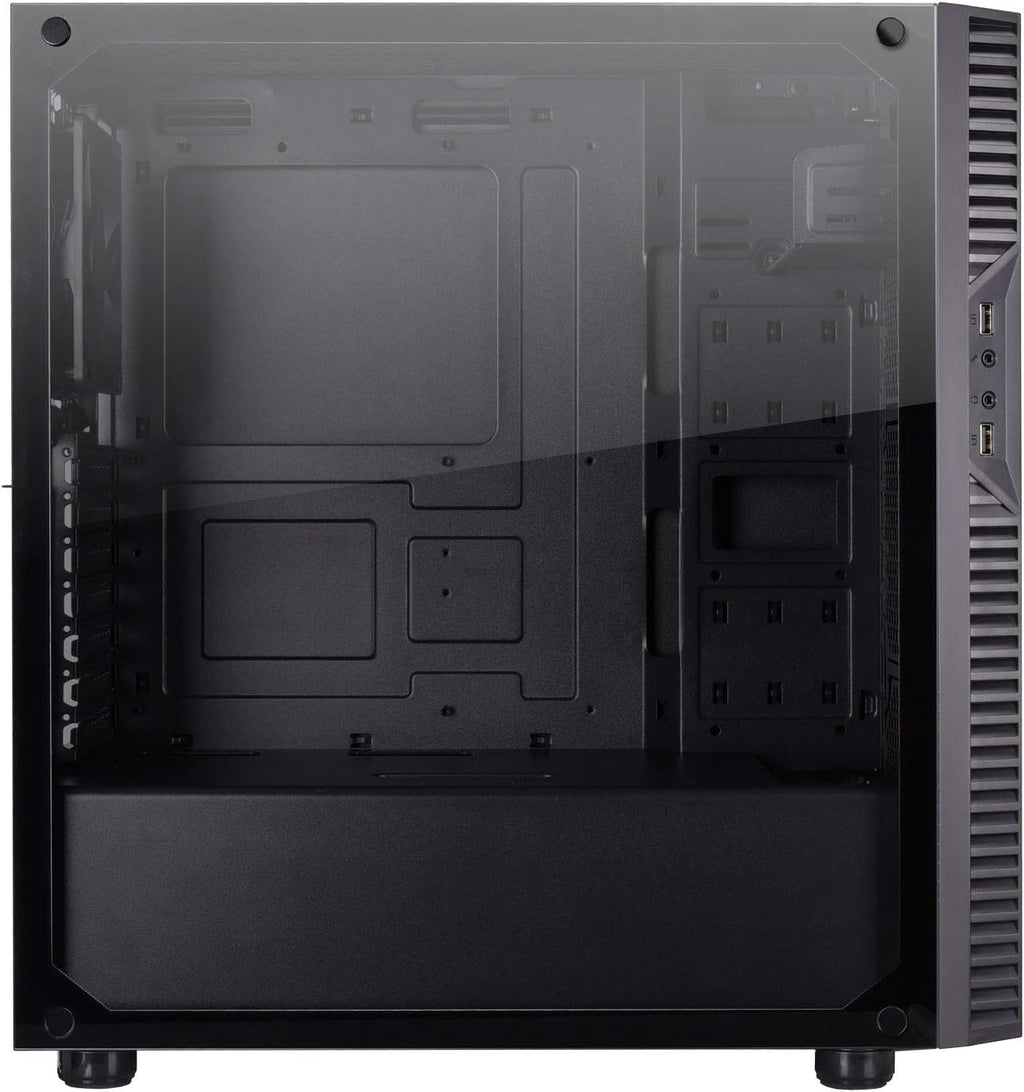Micro-ATX & ATX Tempered Glass Computer Case V95068