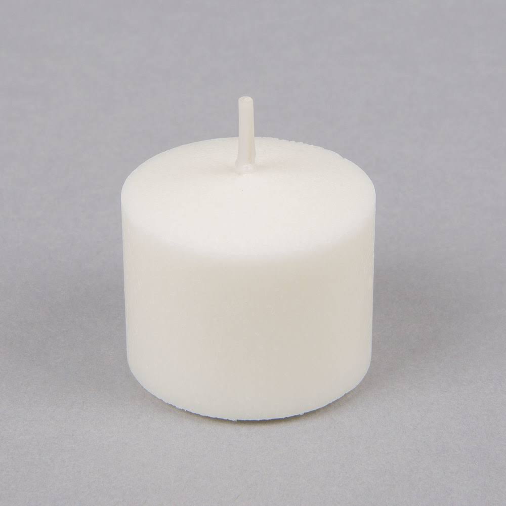 Cream Round Votive Candle Lamp, 10 HR, 288/Case R145433