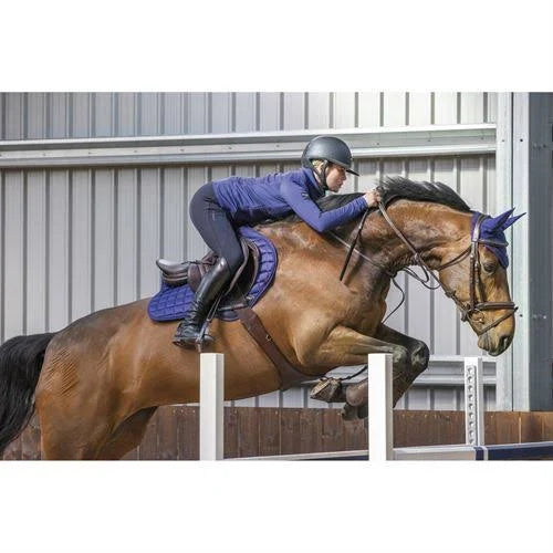 Black Large Close Contact Square Saddlepad W277