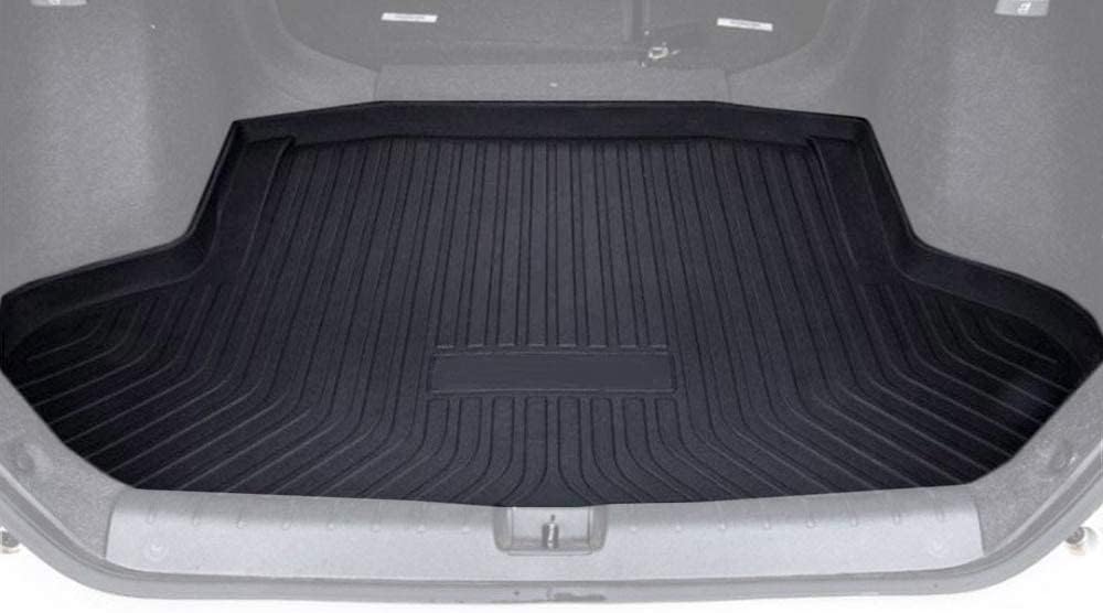 Black Waterproof Rear Cargo Tray Trunk Floor Mat for Honda Civic Sedan L9612