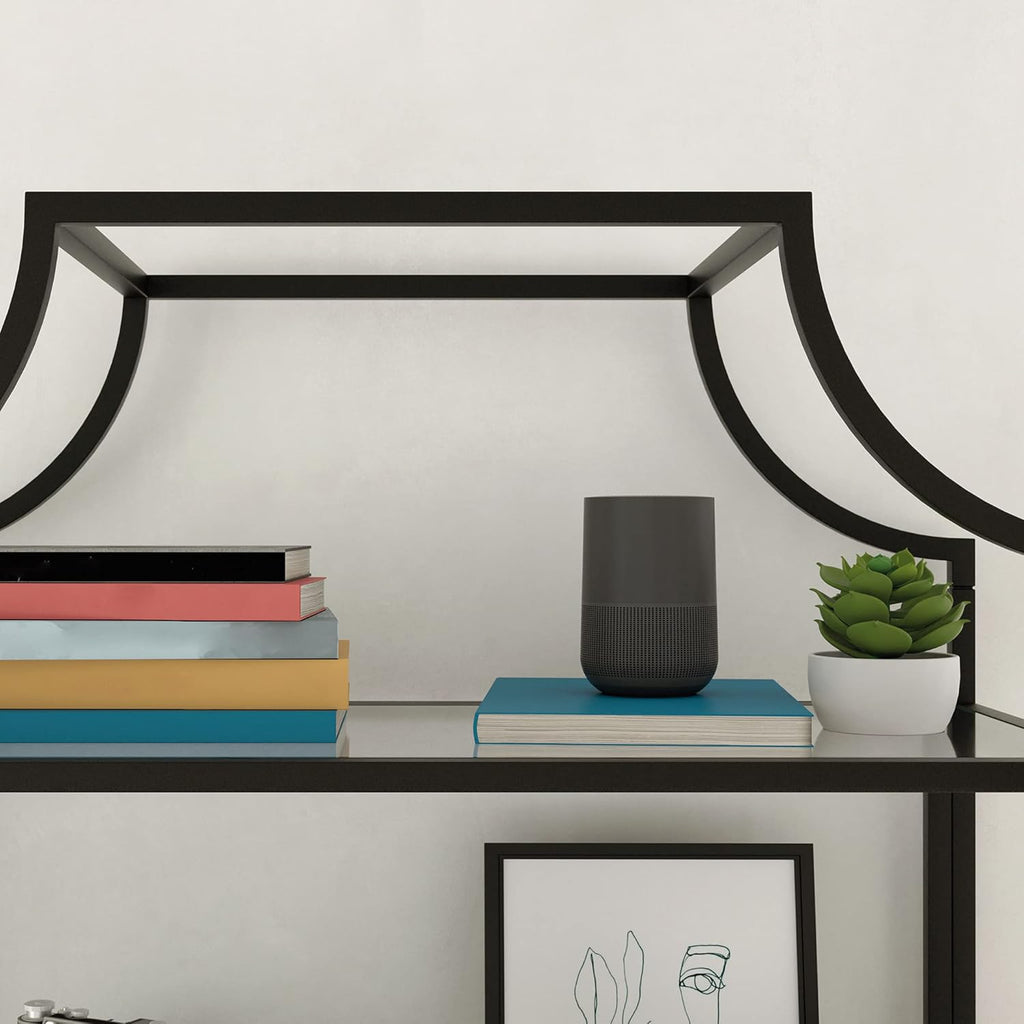 Black Finish Bookcase N5460