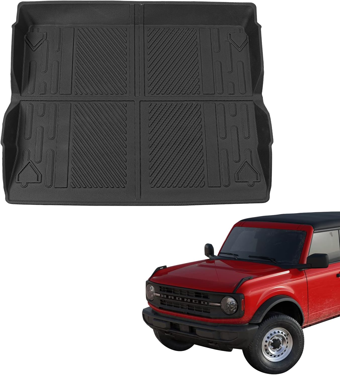 All-Weather TPE Cargo Liners for 4 Doors, Pack of 2 N8974