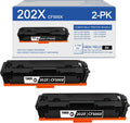 2 Pack Black Toner Replacement for HP Printer Ink Cartridge C6998