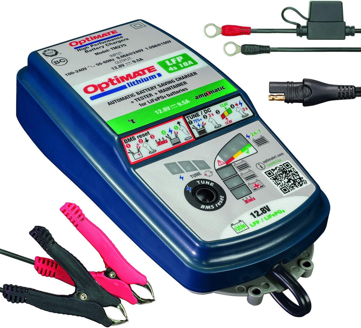 10A 12.8V sealed battery charger & maintainer F243999