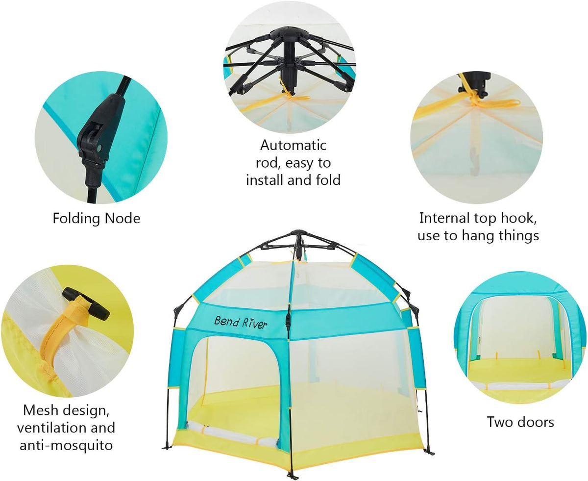 Portable Baby Beach Tent with Canopy N182272