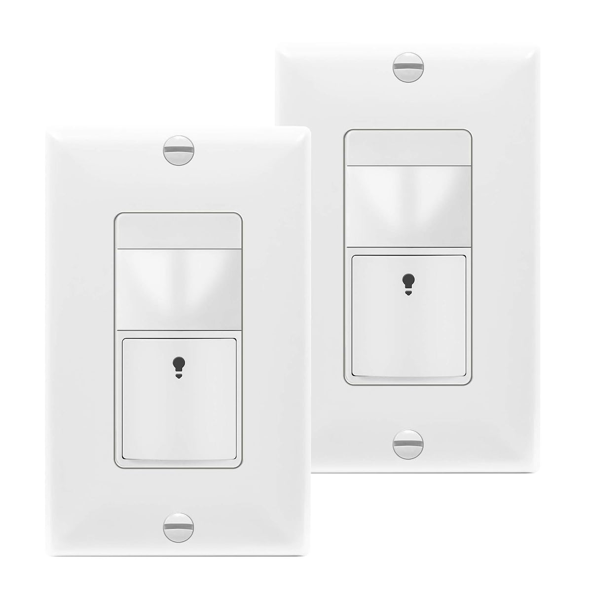 White Motion Sensor Light Switch, 6 Pack W817491