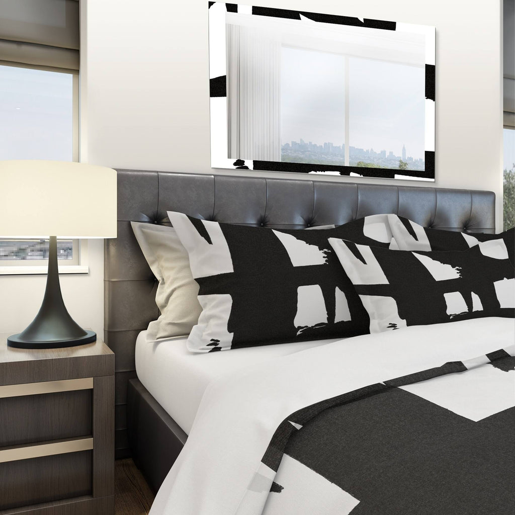 Twin Geometric Bedding Set with Duvet Cover and Sham A16724