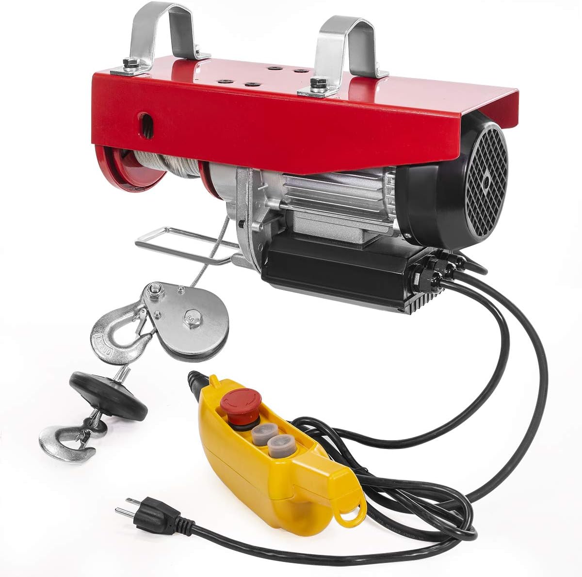 1500 LBS Electric Hoist with Remote Control Dual Line Operation Y635381