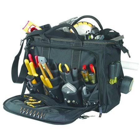 Leather Tool Carrier 18 inch Multi Compartment F746