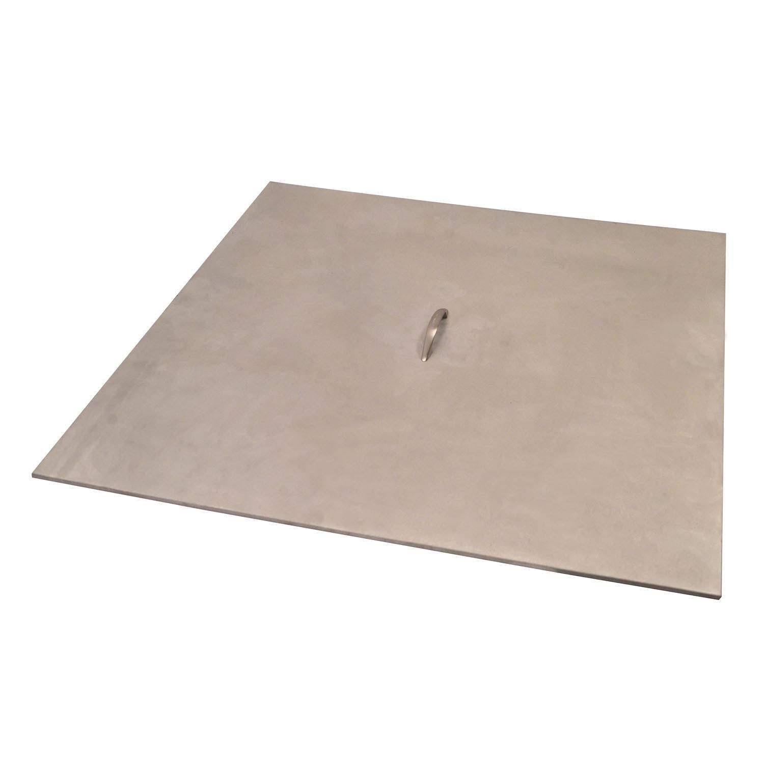 26x22 Square Fire Pit Cover, Aluminum D872