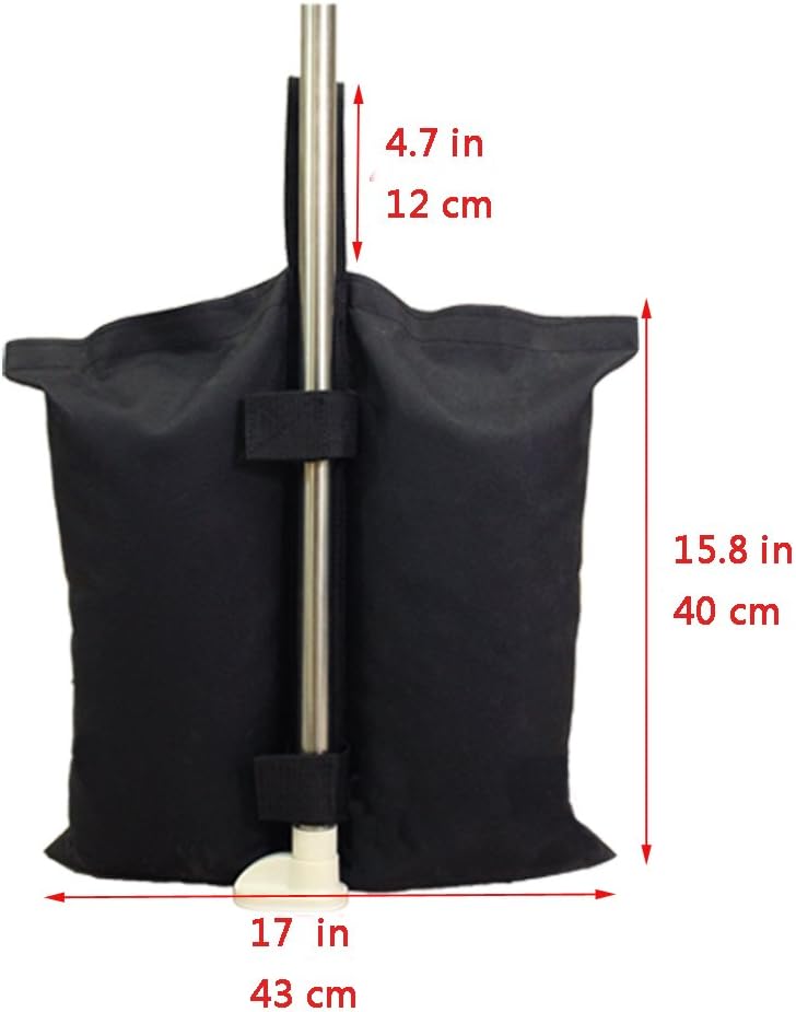 4 PCS Canopy Tent Weighted Feet Bag Sand Bag Y75857