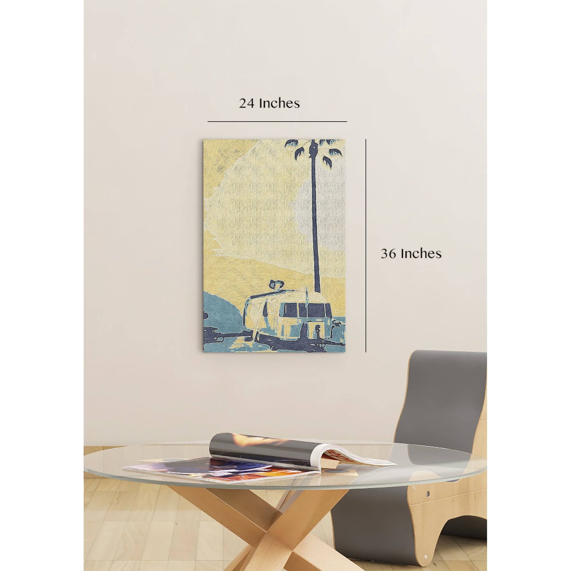 Multi-Color Stretched Canvas I4650