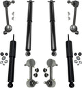 Front and Rear Shock Absorbers and Sway Bars 8pc Set Q597430