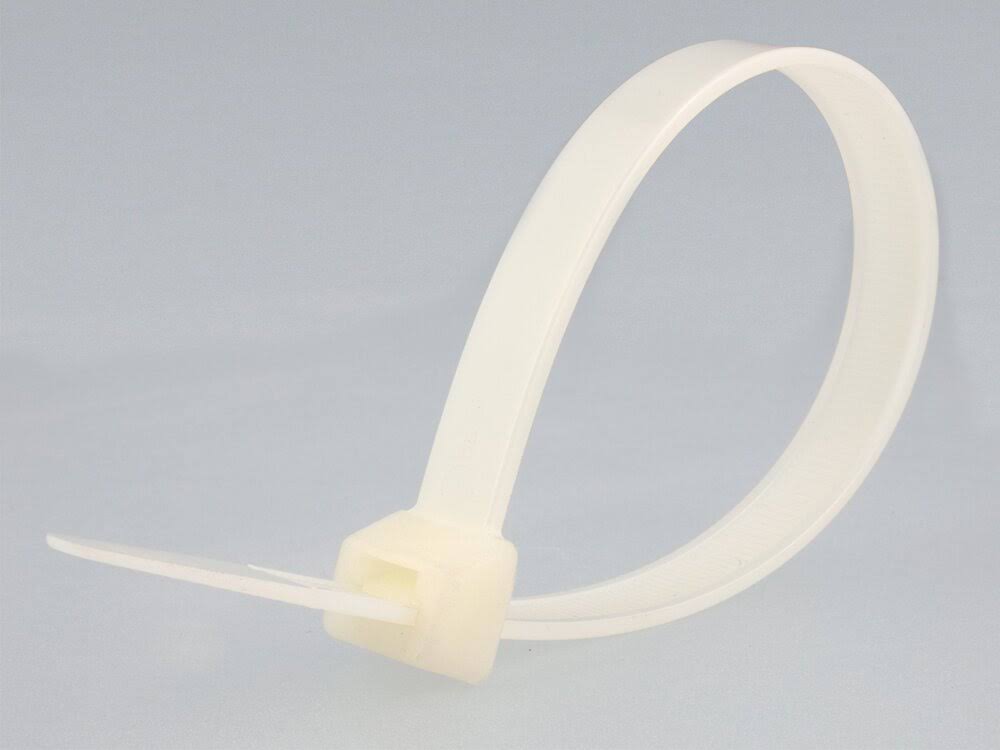 18 inch Natural Cable Tie - 100 Pack E266