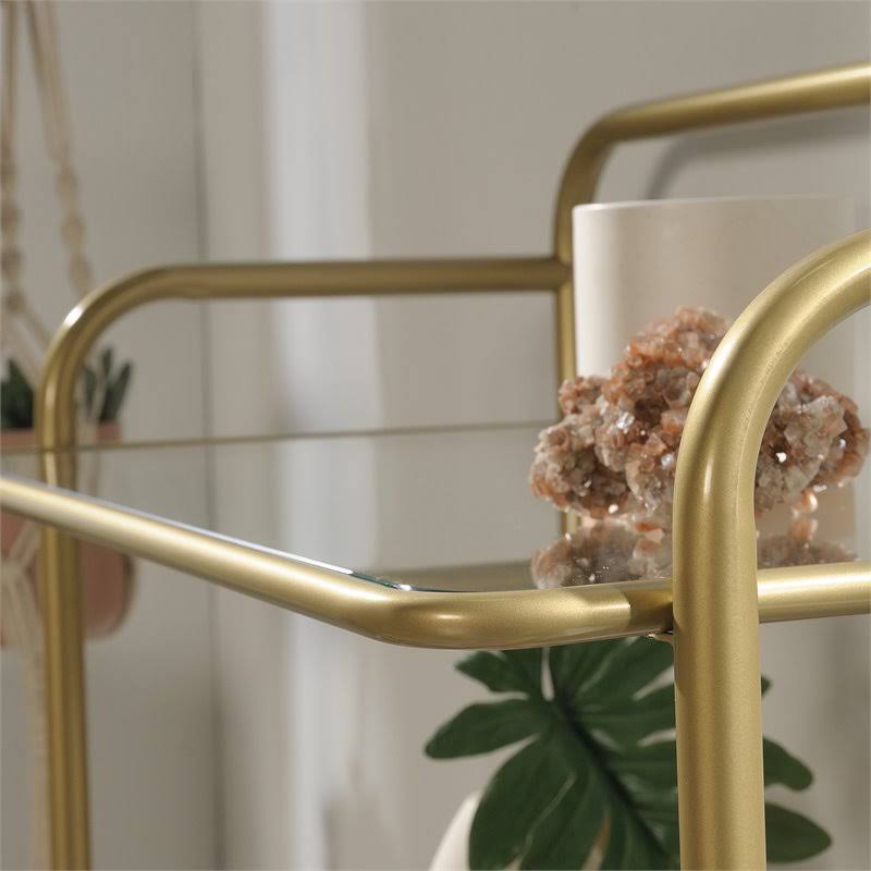 5-Shelf Bookcase in Satin Gold B54750