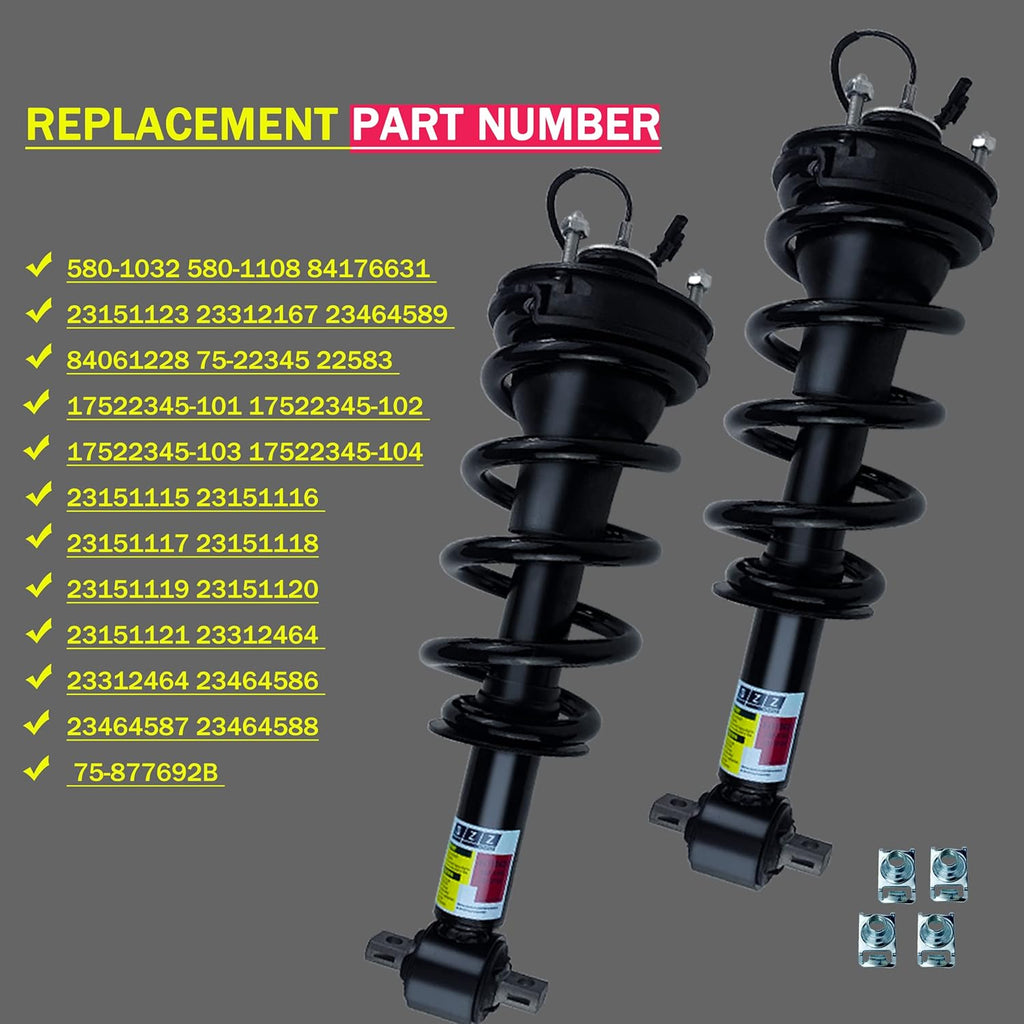 Front Shock Absorber Strut Assembly for GMC Yukon XL Cadillac Escalade ESV Chevrolet Silverado 1500 Tahoe Suburban 2015-2021 P392