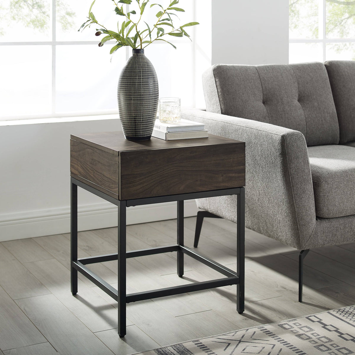 Brown Ash End Table J7678