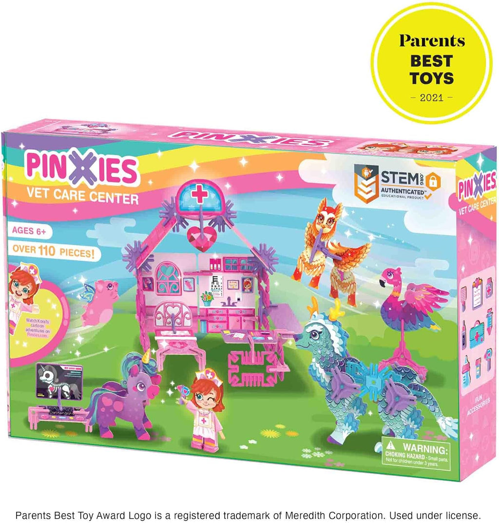 Magical Creatures Hospital Play Set Kids 3D Puzzle Toy STEM Girl Toys Ages 6-7 and Up V3191