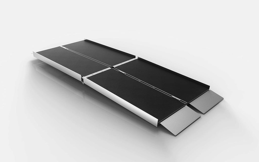 Suitcase Trifold Portable Ramp with Slip-Resistant Surface, 7 Foot B491