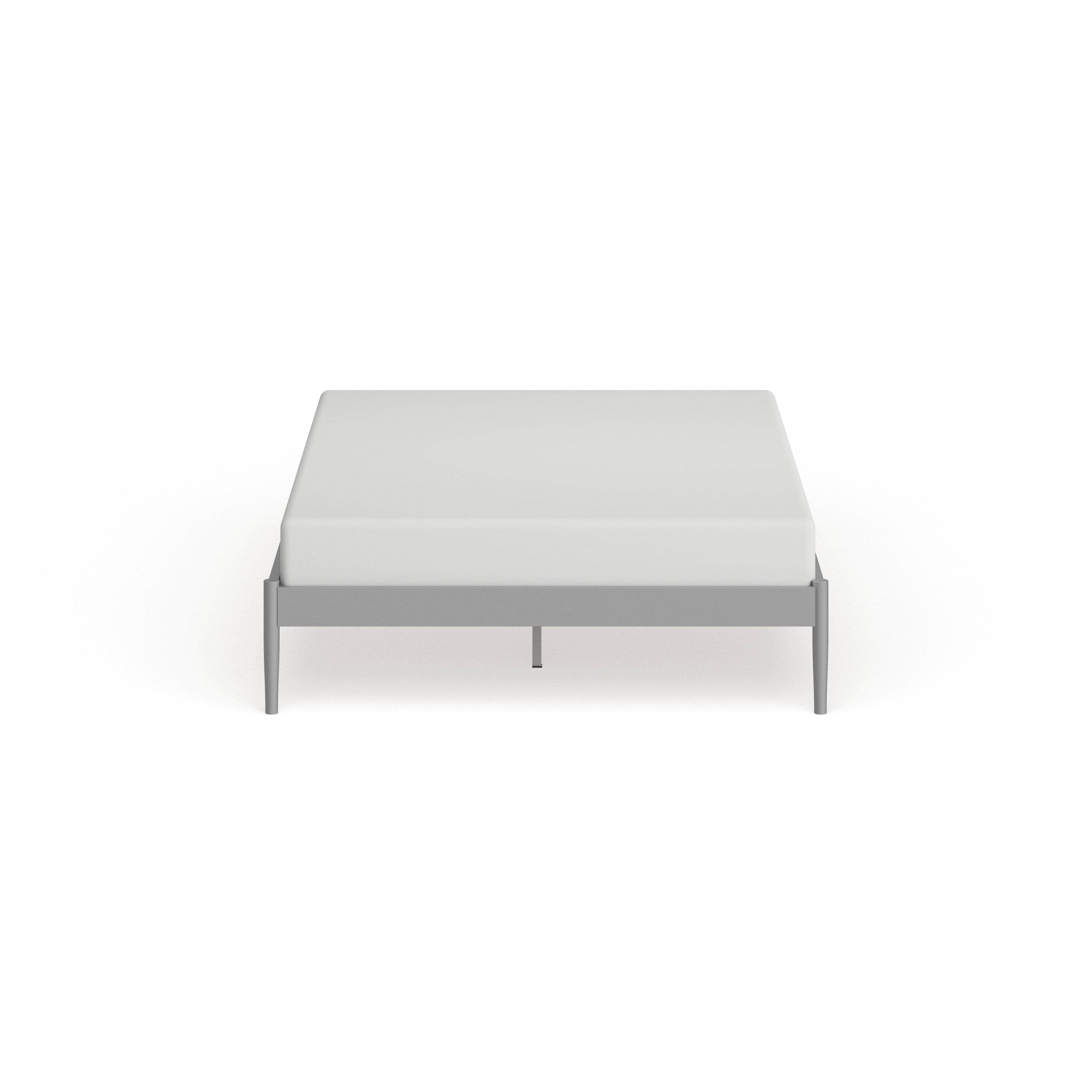 King Stainless Steel Grey Bed Frame N662