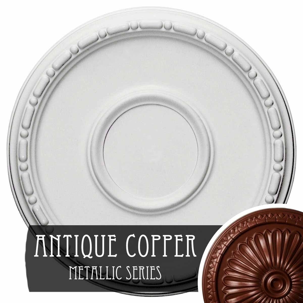 16 1/2x22OD x 1 1/2x22P Ceiling Medallion (Ultra Pure White) M10284