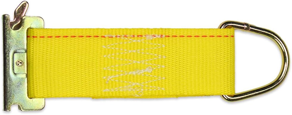 8 Pieces E Track Tie-Down Kit with 12 ft Straps and O-Rings T724854