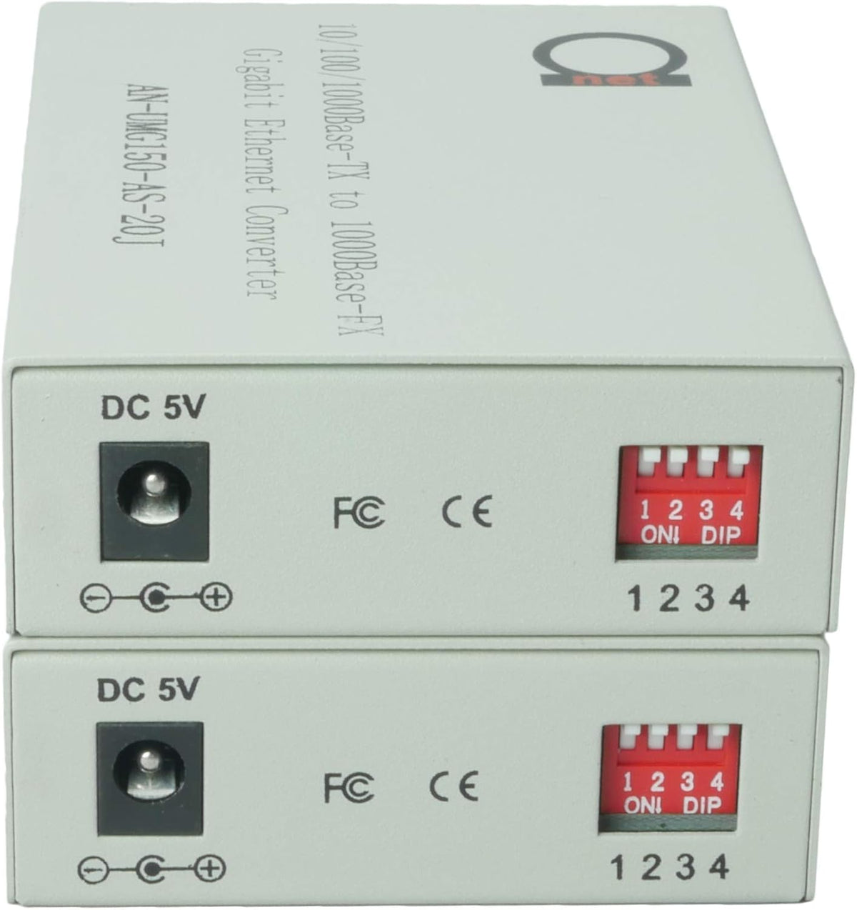 Single Mode SC WDM Gigabit Media Converter with Fiber Module 20km to UTP Cat5e Cat6 RJ-45 Q855398