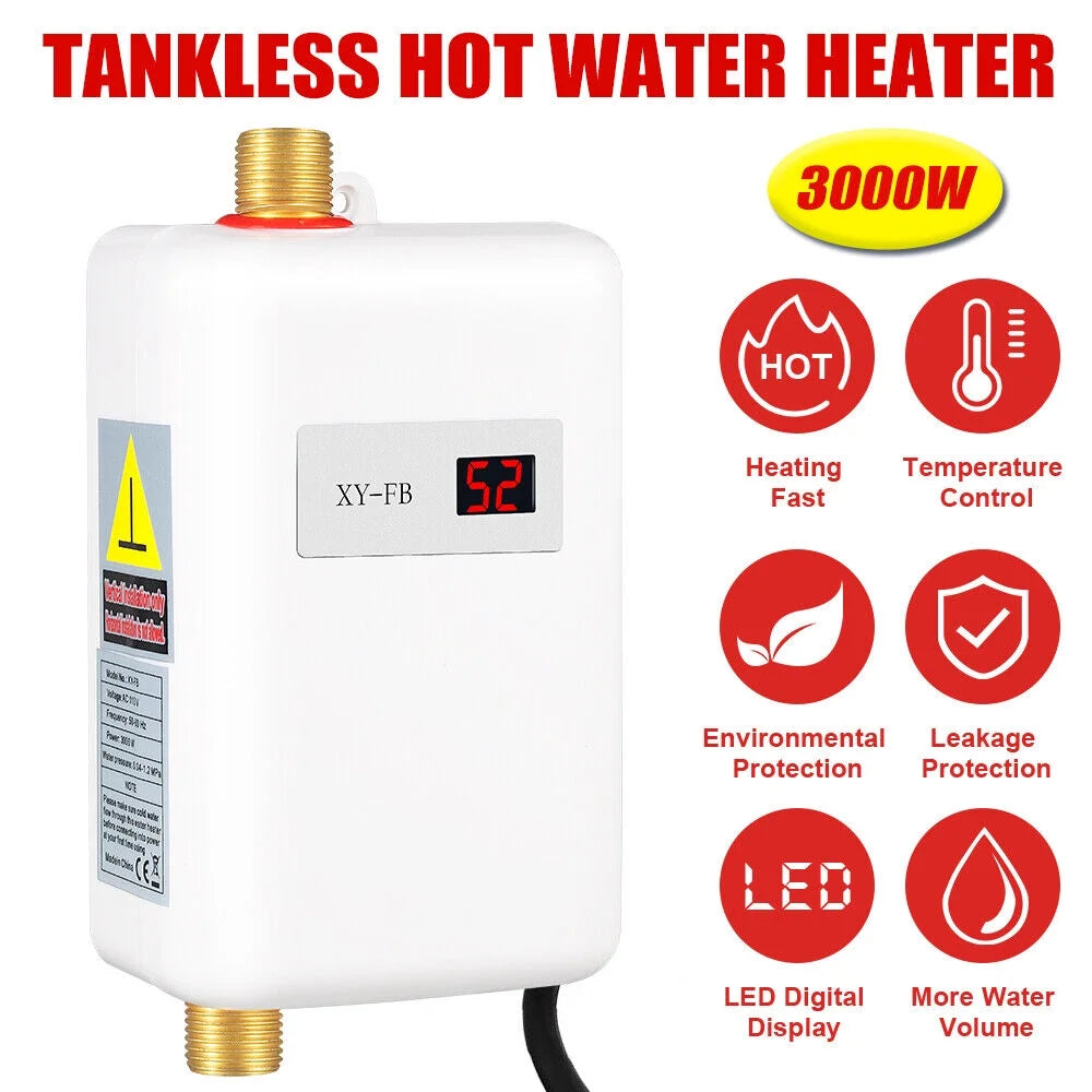 3000W Electric Tankless Water Heater P7976