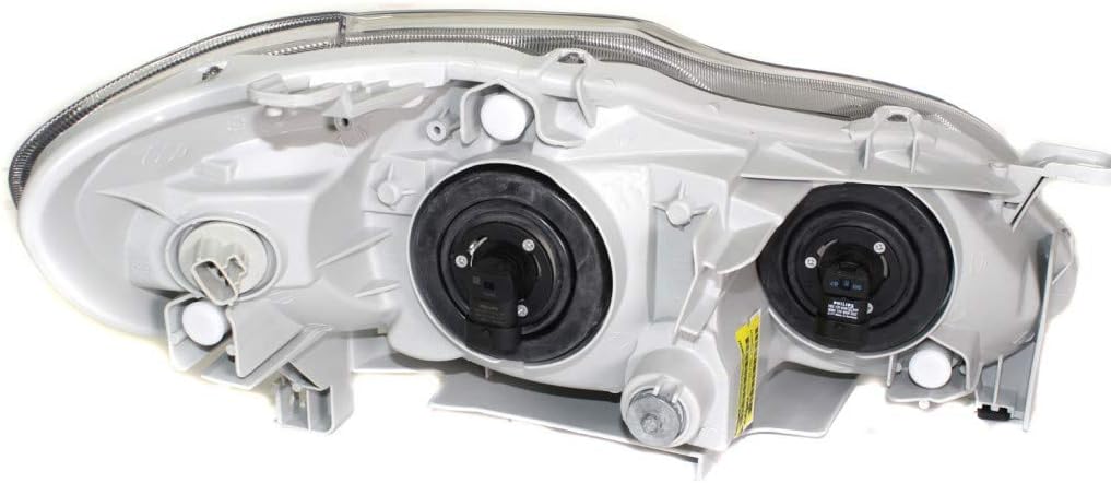 2005-2008 Toyota Corolla Headlight Assembly Driver and Passenger Side with Bulbs A2979